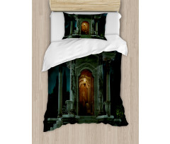 Roman Pavilion Mystic Duvet Cover Set