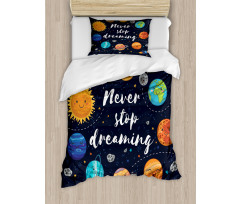 Outer Space Star Cluster Duvet Cover Set