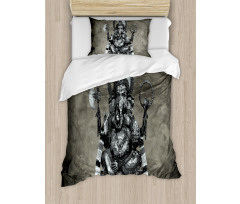 Elephant Ethnic Figure Duvet Cover Set