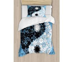 Tao Sign Floral Duvet Cover Set