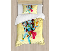 Cartoon Eastern Figure Duvet Cover Set