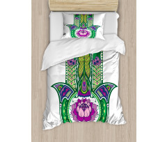 Lotus Flower Duvet Cover Set