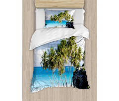Ocean Exotic Beach Duvet Cover Set