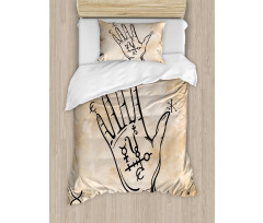 Retro Medieval Form Duvet Cover Set