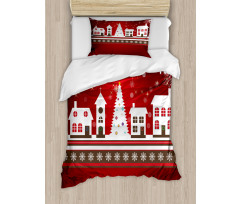 Winter Theme Tree Duvet Cover Set