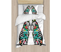 Skeleton Demon Duvet Cover Set