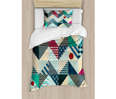 Vintage Patchwork Art Duvet Cover Set