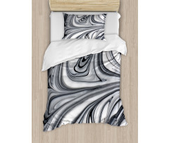 Black White Surreal Art Duvet Cover Set