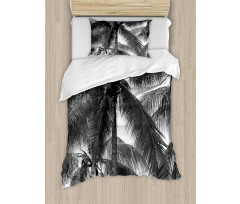 Coconut Palms Tropical Duvet Cover Set