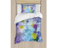 Vintage Flower Pastel Duvet Cover Set