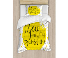 Splash Inspirational Duvet Cover Set