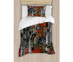 Beech Forest Autumn Duvet Cover Set