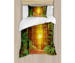 Pathway to Timberland Duvet Cover Set