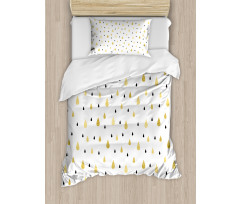 Raindrops Glimmer Duvet Cover Set