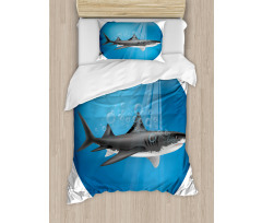 Shark Underwater Hunter Duvet Cover Set