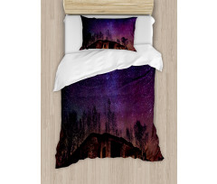 Sky Cosmos Galaxy Stars Duvet Cover Set