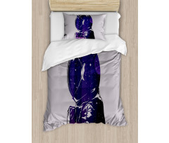 Astronaut Space Outer Duvet Cover Set