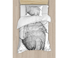 Futuristic Forms Image Duvet Cover Set