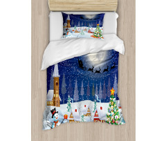 Winter Landscape Duvet Cover Set