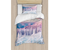 European Snowy Mountain Duvet Cover Set