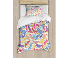 Colorful Checkered Duvet Cover Set