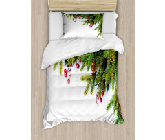 Tree Branches Cones Duvet Cover Set