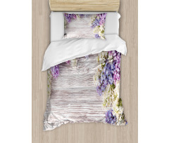 Lilac Flowers Bouquet Duvet Cover Set