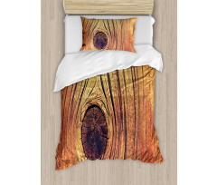 Aged Wooden Texture Duvet Cover Set