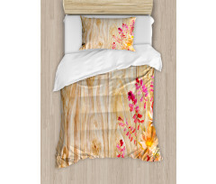 Spring Florals Daisies Duvet Cover Set