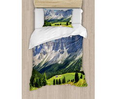 Pathway to Forest Alps Duvet Cover Set