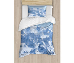 Alps White Wilderness Duvet Cover Set