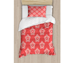 Floral Victorian Shapes Duvet Cover Set