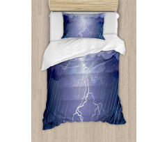 Thunderstorm Dark Clouds Duvet Cover Set