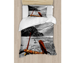 Rusty Vintage Beach Duvet Cover Set