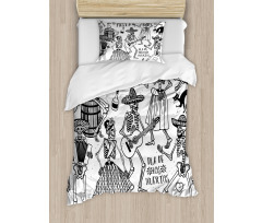 Dancing Skeletons Duvet Cover Set