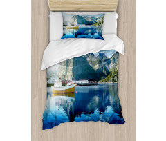 Sunset Lake by Harbor Duvet Cover Set