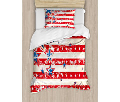 Star and Stripes Duvet Cover Set