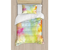 Cloudy Milky Way Boho Duvet Cover Set