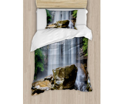 Tropical Waterfalls Duvet Cover Set