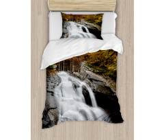 Fall Trees with Lake Duvet Cover Set