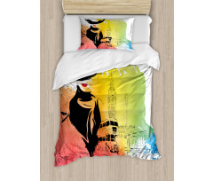 London Fashion Lady Duvet Cover Set