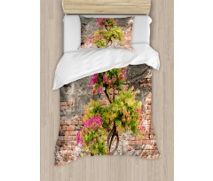 Flourishing Tree Wall Duvet Cover Set