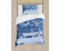 Clouds on Summit Fog Duvet Cover Set