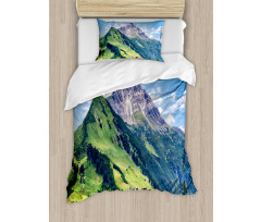 Spring Scene Mountain Duvet Cover Set