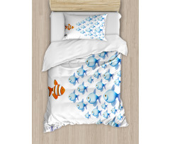 Think Differently Words Duvet Cover Set