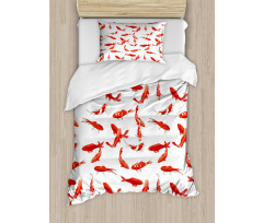 Koi Shoal Marine Duvet Cover Set