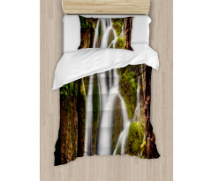 Waterfall Forest Cascade Duvet Cover Set