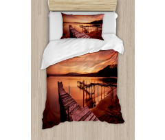 Twilight at Seaside Duvet Cover Set