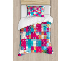 Vibrant Color Dots Duvet Cover Set