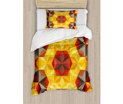 Geometric Fractal Art Duvet Cover Set